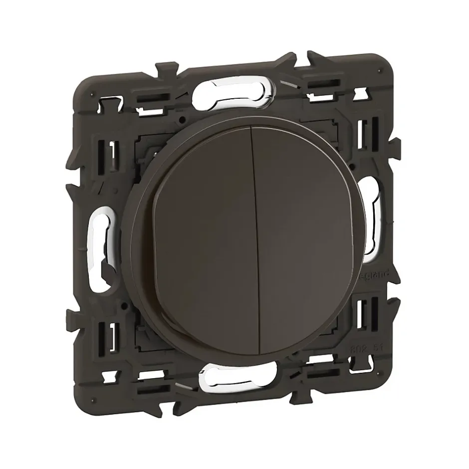 Interrupteur double va-et-vient Céliane noir-Legrand Outlet