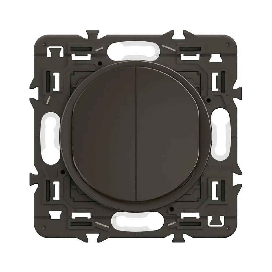 Interrupteur double va-et-vient Céliane noir-Legrand Outlet