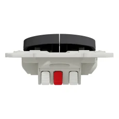 Interrupteur double va-et-vient connexion rapide à vis Odace anthracite^Schneider Electric Hot