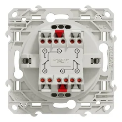 Interrupteur double va-et-vient connexion rapide à vis  Odace blanc^Schneider Electric Sale