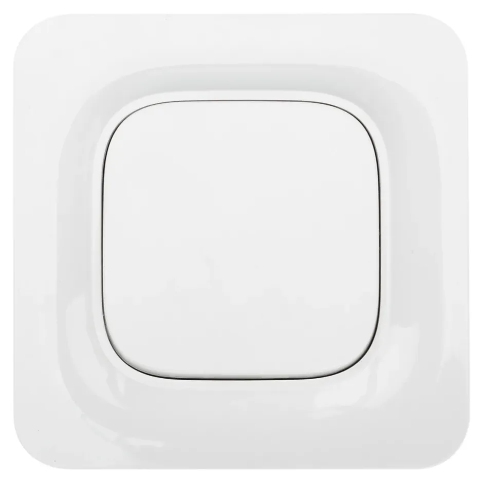 Interrupteur Kennet blanc complet, lot de 5^Jacobsen Hot