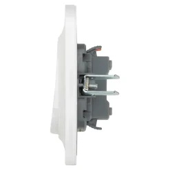 Interrupteur Kennet blanc complet, lot de 5^Jacobsen Hot