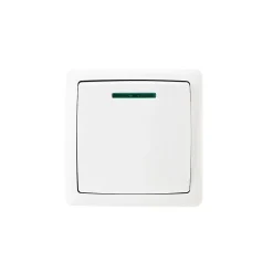 Interrupteur lumineux monobloc en saillie Sigurd blanc complet^Jacobsen Discount