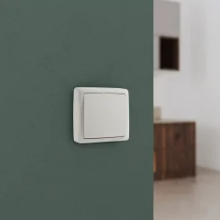 Interrupteur lumineux monobloc en saillie Sigurd blanc complet^Jacobsen Discount