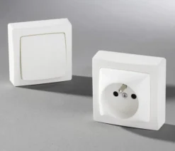 Interrupteur ou va-et-vient ALB2213WH blanc montage en saillie 10A 230 V-Legrand Outlet