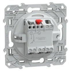 Interrupteur poussoir 10A  Ovalis blanc-Schneider Electric Hot