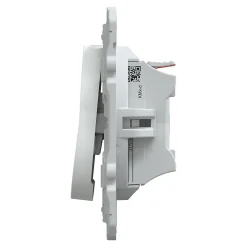 Interrupteur poussoir 10A  Ovalis blanc-Schneider Electric Hot