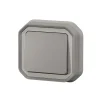 Interrupteur va et vient Plexo gris-Legrand Online