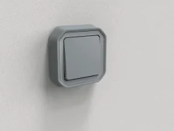 Interrupteur va et vient Plexo gris-Legrand Online