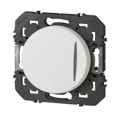 Interrupteur va-et-vient avec voyant témoin Dooxie blanc-Legrand Best