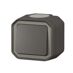 Interrupteur va-et-vient complet saillie Plexo anthracite^Legrand Outlet