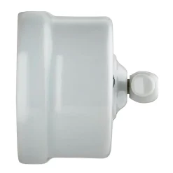 Interrupteur va-et-vient saillie Garby Porcelaine blanche, manette blanche-Fontini Outlet