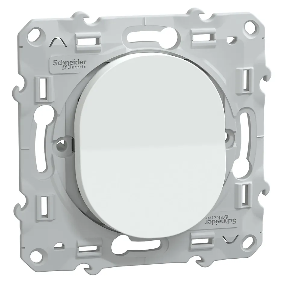 Interrupteur va-et-vient Ovalis blanc^Schneider Electric Online