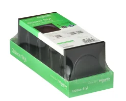 Interrupteur va-et-vient Electric Odace anthracite complet vendu par 5 pièces-Schneider Discount