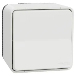 Interrupteur va-et-vient étanche complet saillie Mureva Styl blanc^Schneider Electric Hot