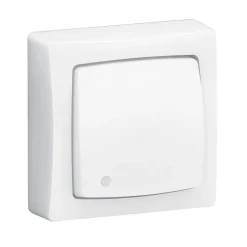 Interrupteur va-et-vient témoin avec voyant complet blanc^Legrand Best