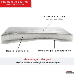 Isolant ballon d'eau chaude - 160x200 cm - Revêtement complet^Euro Vanadium Clearance