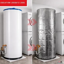 Isolant ballon d'eau chaude - 160x200 cm - Revêtement complet^Euro Vanadium Clearance