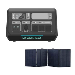 IZYWATT.eco 2048Wh + panneau solaire pliant 315W^Orium Discount