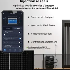 IZYWATT.eco 2048Wh injection réseau + Izywatt.extra + panneau solaire 315W-Orium Sale