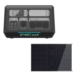 IZYWATT.eco 2048Wh injection réseau + panneau solaire 440W^Orium Clearance