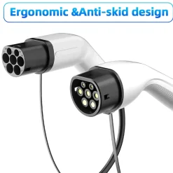 câble de recharge 3,6kW / 16A monophasé, 8m, type 2 vers type 2, pour véhicules électriques et hybrides rechargeables-Jatrhg