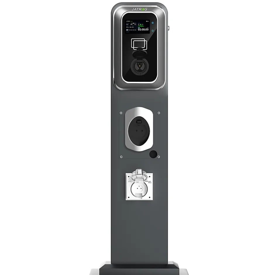 K2 kit de borne de recharge, 22kW / 32A, triphasé, avec prise de type 2 équipée de shutter pour EV, support inclus-Jatrhg Sale