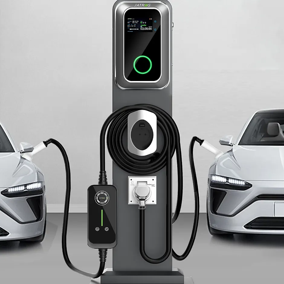 K1 kit de borne de recharge, 22 kW / 32 A, triphasé, avec câble type 2 de 8 m pour véhicules électriques, support inclus^Jatrhg Best