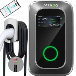 S1 borne de recharge IP66 pour véhicules électriques, 22 kW / 32 A, triphasé, avec câble type 2 de 12 m^Jatrhg Discount
