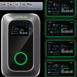 S1 borne de recharge IP66 pour véhicules électriques, 22 kW / 32 A, triphasé, avec câble type 2 de 12 m^Jatrhg Discount