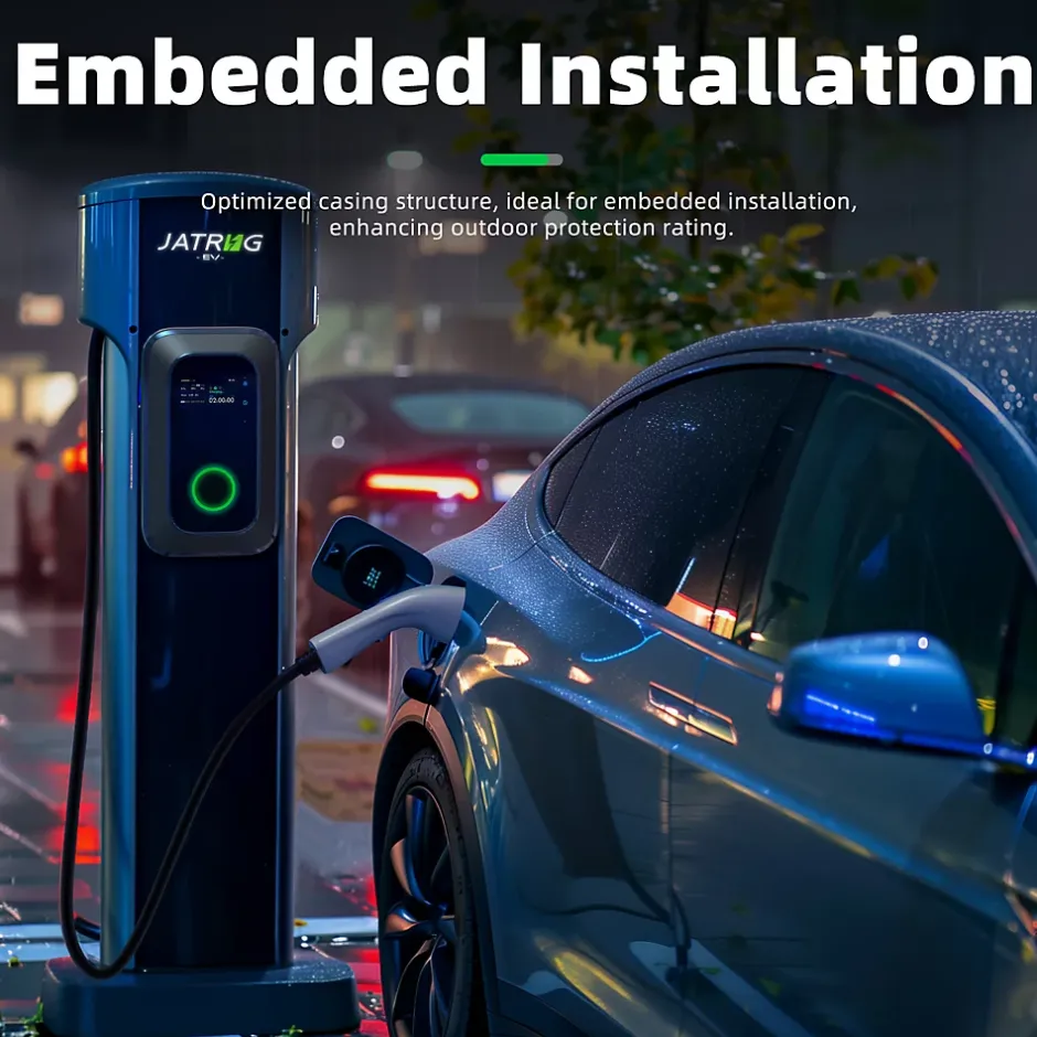 S1 borne de recharge IP66 pour véhicules électriques, 11 kW / 16 A, triphasé, avec câble type 2 de 8 m^Jatrhg Best