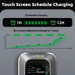 S2 borne pour véhicules électriques, IP66, avec prise de type 2 équipée de shutter, 11kW / 16A, triphasée-Jatrhg Discount