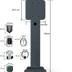 socle de montage Tour Eiffel pour station de recharge EV^Jatrhg Outlet