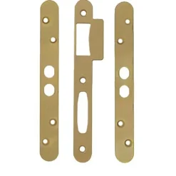 Jeu de gâche pour serrure à larder série 5700 plates bout rond - - 16614000-Vachette Sale