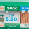 Jeu de vis pour terrasse Spax 5x50mm - 550 pièces-Spax France Hot