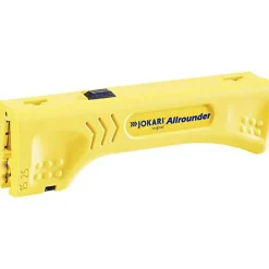 Jokari 30900 Allrounder Dénudeur de câble universel pour câbles ronds, plats et coaxiaux, 130 mm-4M Online