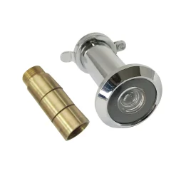 Judas de porte Chromé + extension^Smith & Locke New