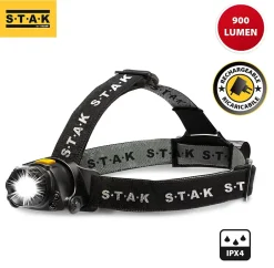 KAIZER: lampe frontale rechargeable 10W 900 lumens, avec zoom-Stak Online