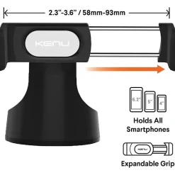 support de téléphone pour voiture Airbase Pro noir-Kenu Outlet