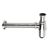 Kibath Siphon rond BOT, finition chrome poli, en laiton^ Clearance