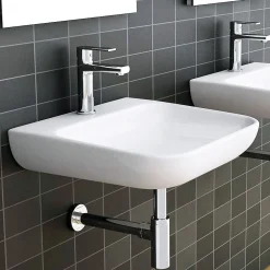 Kibath Siphon rond MIN, finition chrome poli, en laiton^