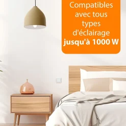 Kit 3 interrupteurs sans fil pour chambre^Smartwares Discount