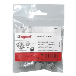 Kit 8 obturateurs Energy ø16 mm-Legrand Online