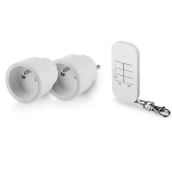 Kit 2 prises commandées sans fil 2300W^Smartwares