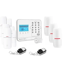 Kit alarme maison connectée sans fil wifi box internet et gsm futura blanche smart life- - kit3-Lifebox Clearance
