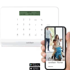 Kit alarme sans fil connectée HomeSecure pour votre maison T4/T5-Avidsen Outlet