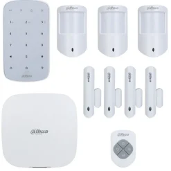 Kit alarme sans fil WIFI, 3G, 4G et GPRS 150 zones 868Ghz - - 10 pièces-Dahua