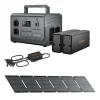 Kit Atelier Mobile - 1200 W + 648 Wh + 100 W Solaire - Energie Nomade pour Chantier et Reparation-Runhood Best