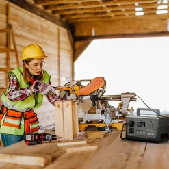 Kit Atelier Mobile - 1200 W + 648 Wh + 100 W Solaire - Energie Nomade pour Chantier et Reparation-Runhood Best