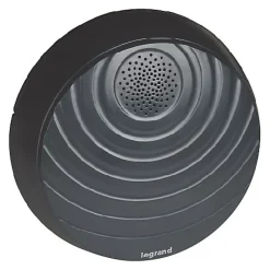 Kit Confort carillon et sonnette sans fil avec 15 mélodies alimentation par piles - anthracite-Legrand Discount